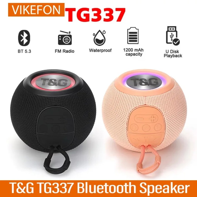 Portable Bluetooth Speaker Waterproof Ipx7 - TG337 TWS ブルートゥーススピーカー バスブームボックス IPX7 防水