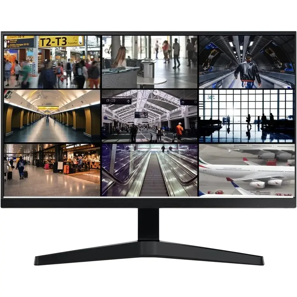 Speakers - セキュリティカメラモニタースクリーン、22インチ1080P薄型LED PCモニター、HDMI VGA内蔵スピーカー付き、CCTVセキュリティD対応