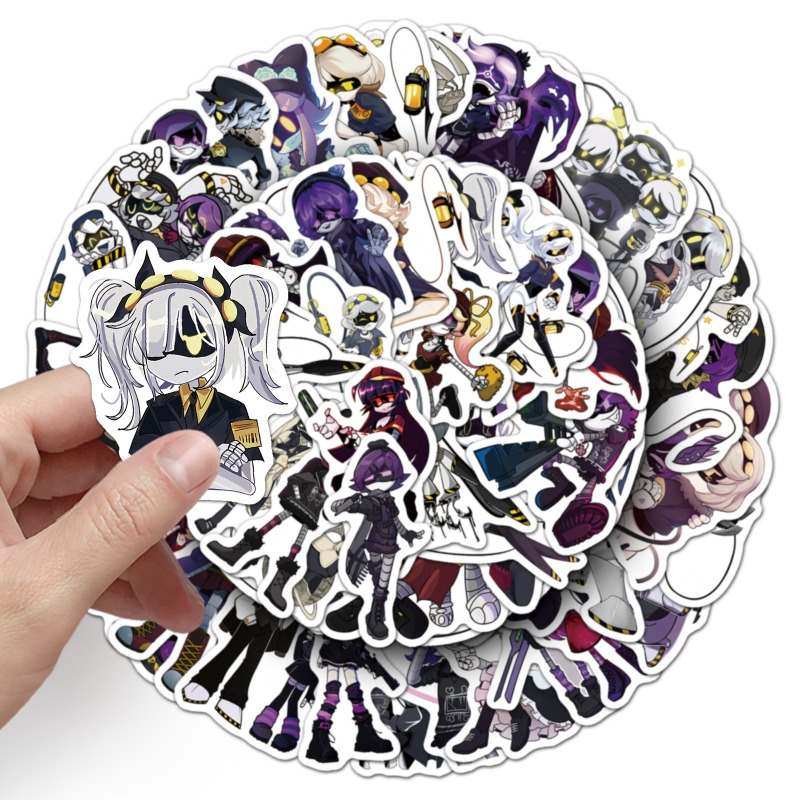 Drones - 50 個マーダードローンアニメ漫画ステッカーウジ N V DIY ハンドアカウントオートバイスケートボードステッカーギフトおもちゃ
