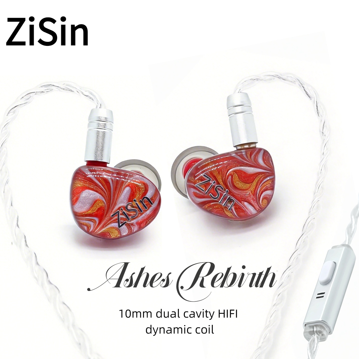 Planar Magnetic Iem Earphones - ZiSin 340 IEM 10mm 1DDドライバー、中低域のポップ・ロック音楽に適しており、音楽やスタジオモニタリングに使用されるIEMです。