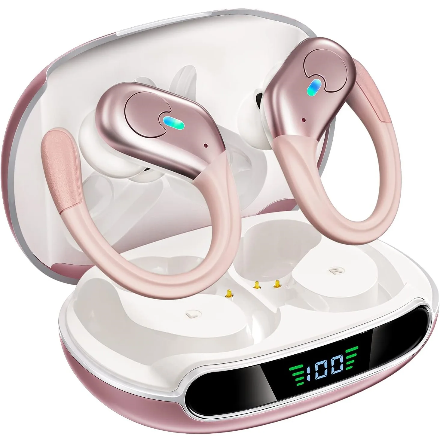 Type C Wired Earphones With Mic - BX30 ブルートゥース6.0イヤホン IPX7防水ワイヤレスヘッドホン ENCノイズキャンセリングマイク搭載 重低音 スポーツ