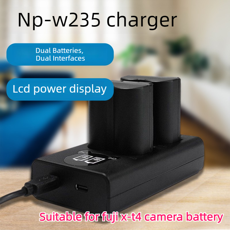 Drones - 2200mAh NP-W235 NP W235 バッテリー LCD