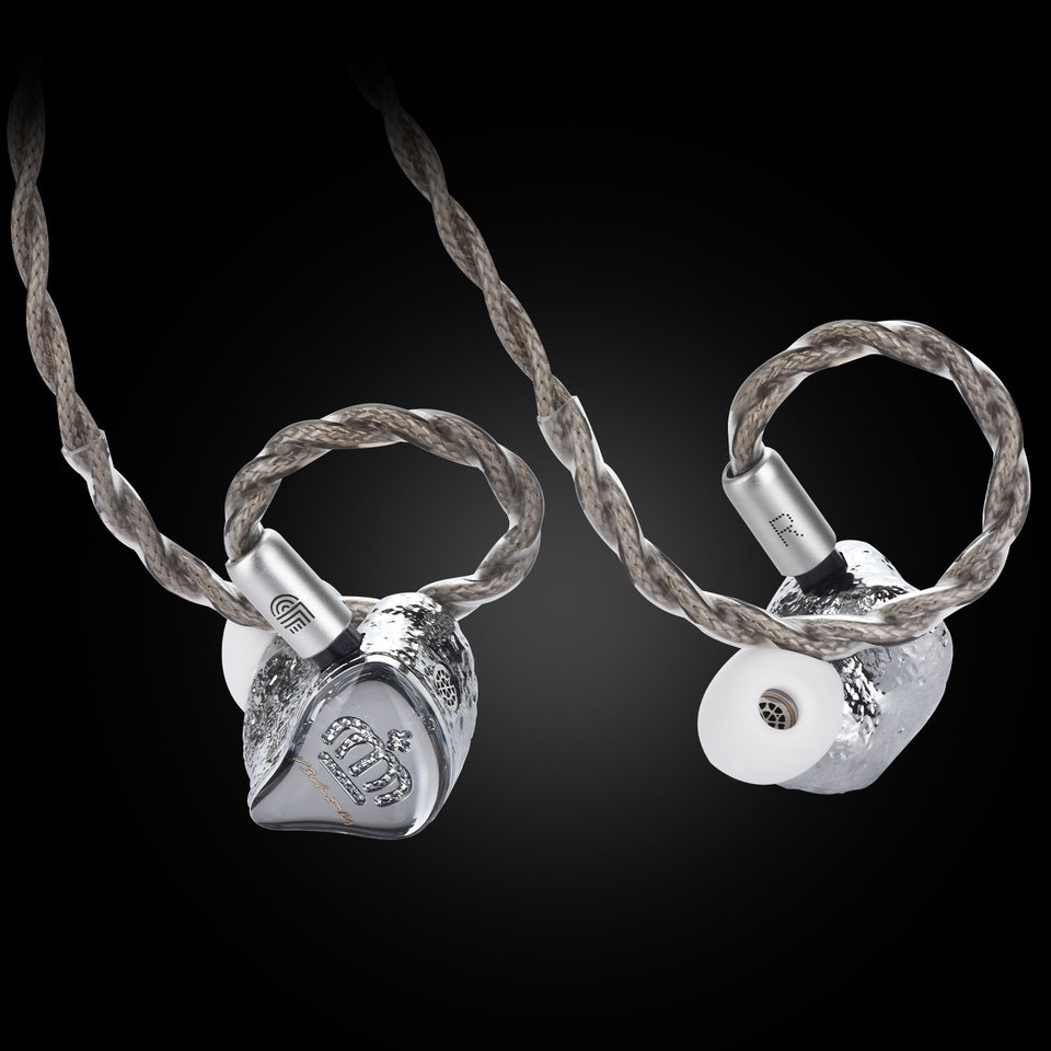 Planar Magnetic Iem Earphones - EarAcoustic VSA-PM クラウン 11.4mm 平面リボンダイアフラム磁気ドライバー 2Pin