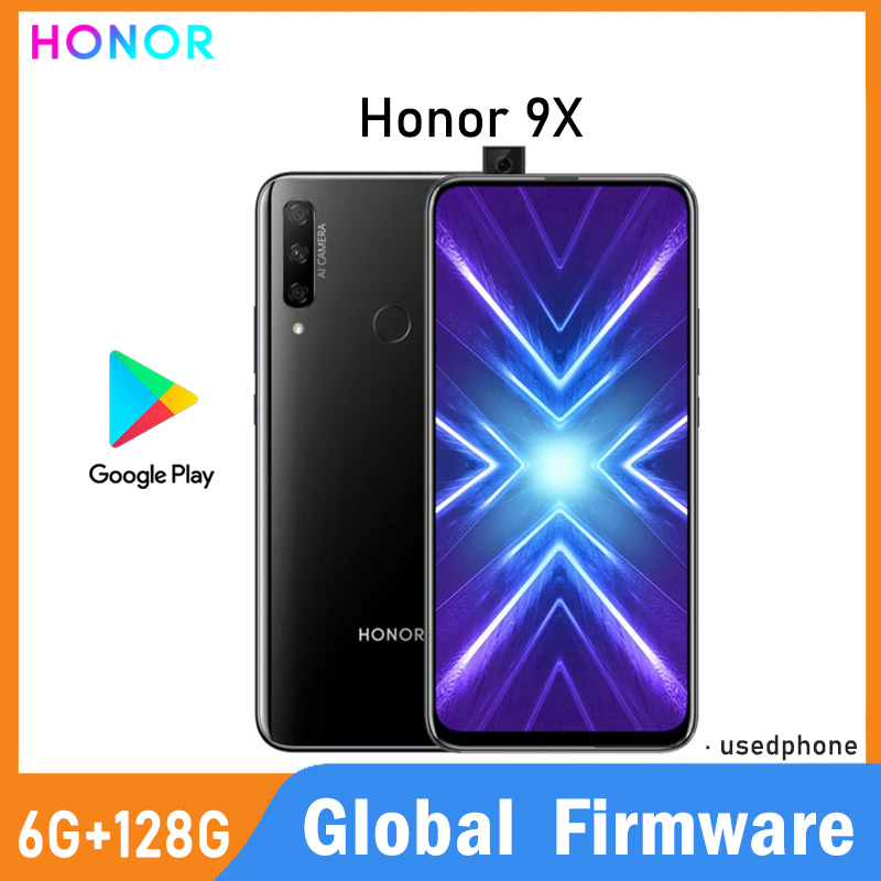 Cameras - グローバルファームウェア HONOR 9X スマートフォン 6.59インチ バッテリー4000mAh