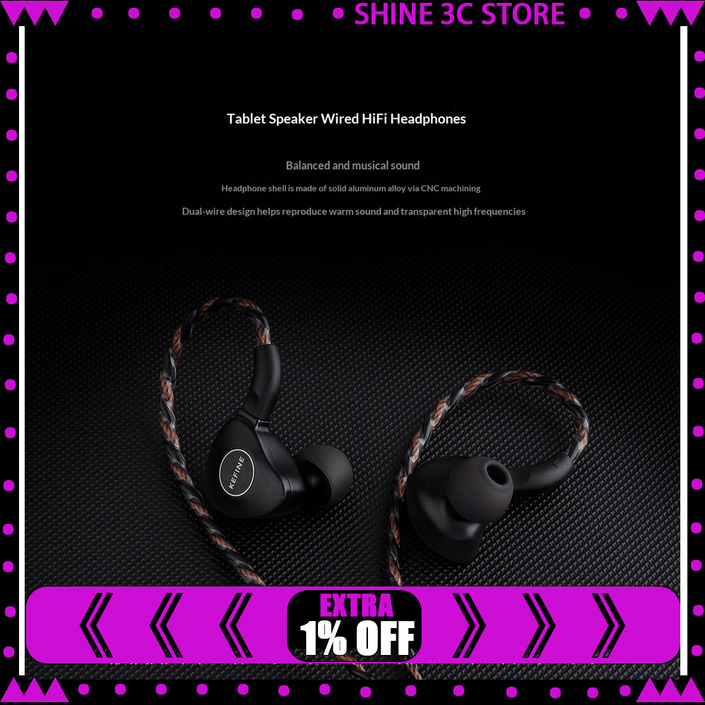 Planar Magnetic Iem Earphones - KEFINE Klanar 14.5mm プランアリーマグネティックドライバー インイヤーイヤホン 取り外し可能な0.78mm