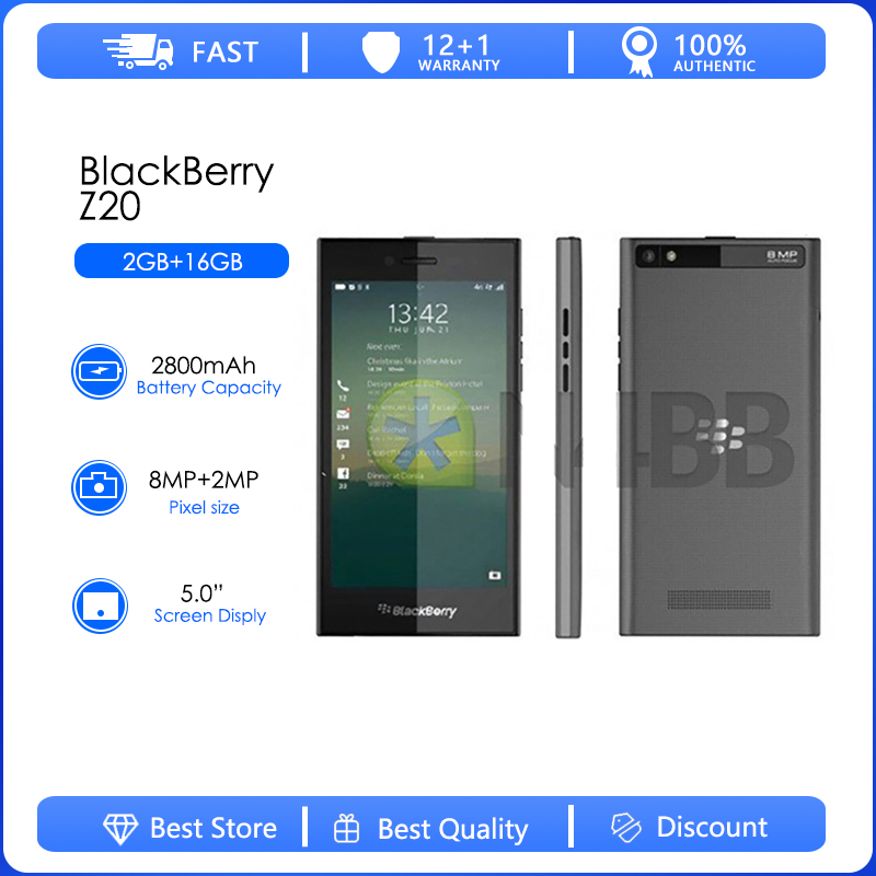 Cameras - Blackberry-スマートフォン,5.0インチ,4G,2GB RAM,16GB rom,8MPカメラ,再生品,デュアルコア,送料無料