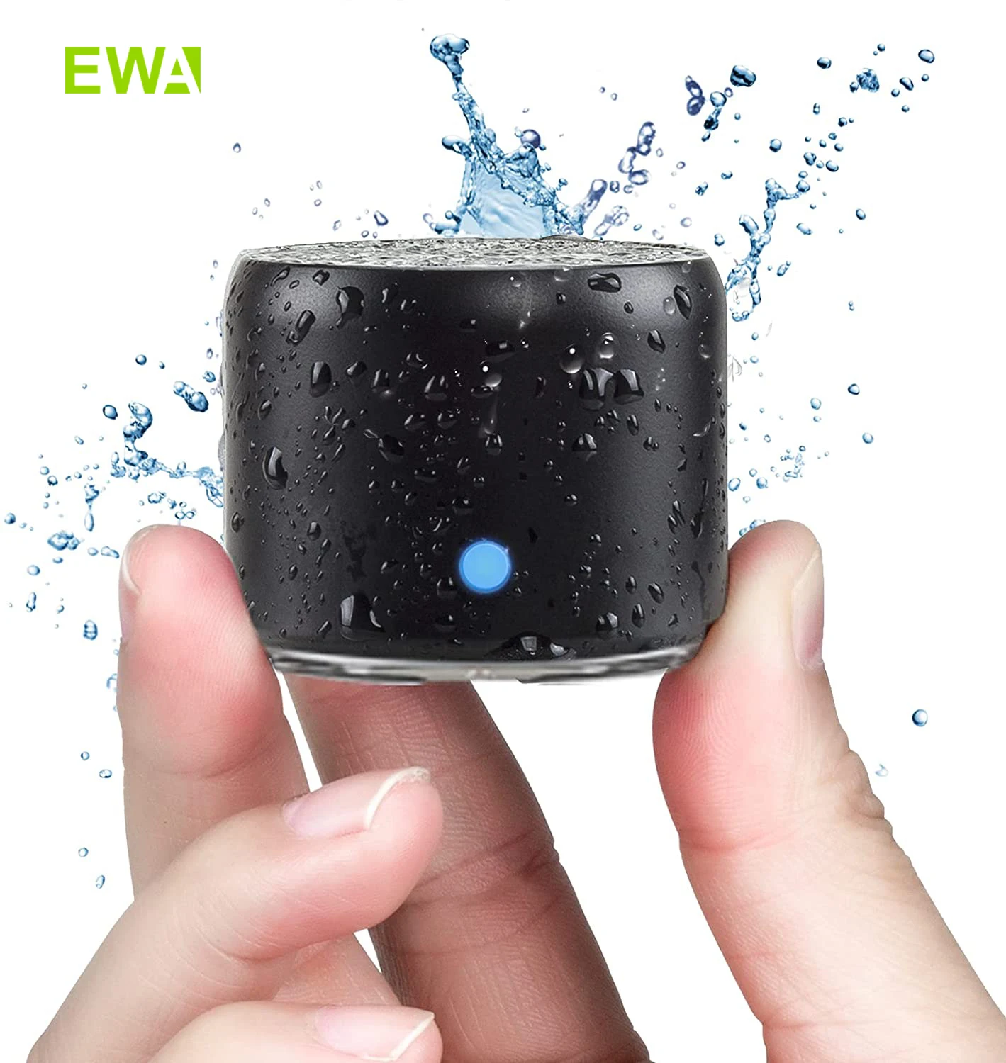 Portable Bluetooth Speaker Waterproof Ipx7 - Bluetooth EWA-A106 proミニスピーカー,カスタムベースラジエーター,防水IPX7,スーパーポータブル,トラベルケース付き