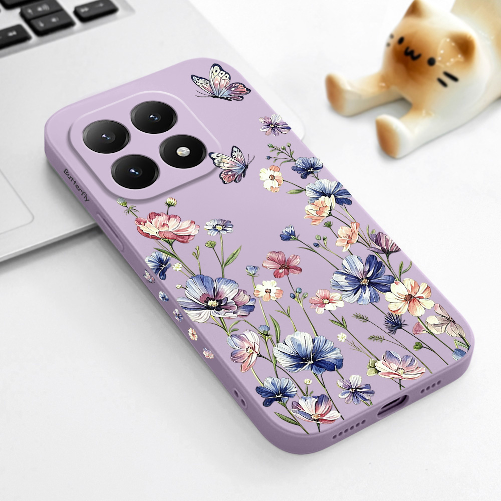 Tablets - バタフライハッシュフォンケース Xiaomi Poco X8 M8 F8