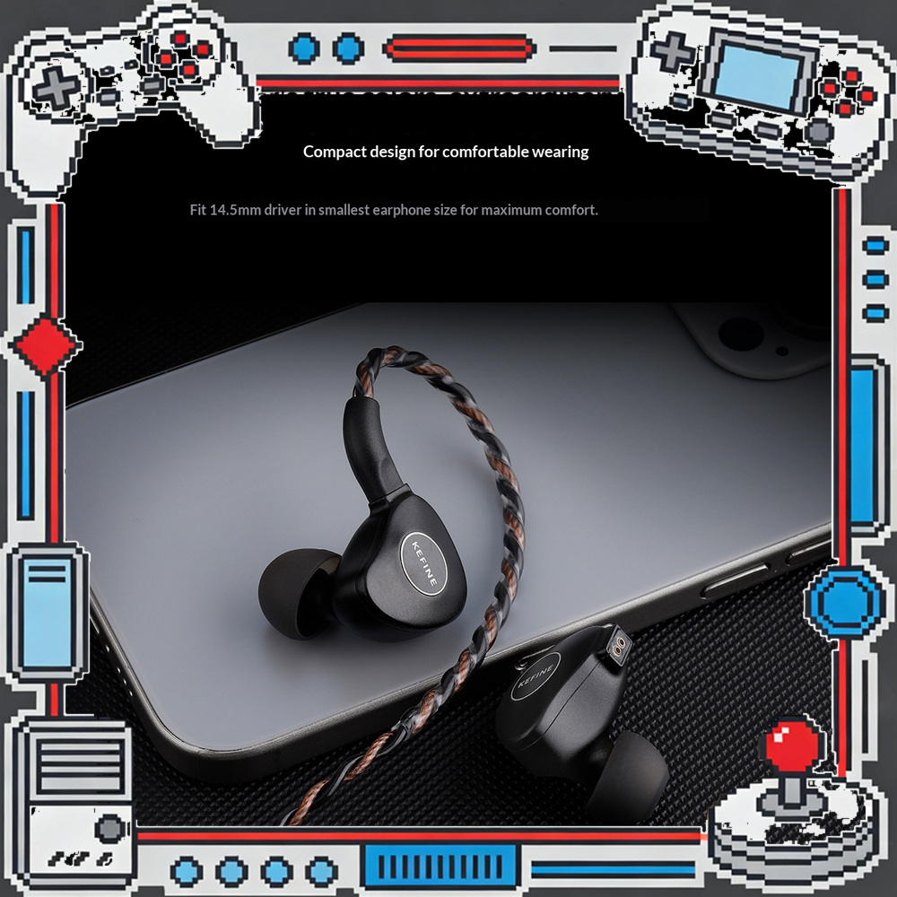 Planar Magnetic Iem Earphones - KEFINE Klanar 14.5mm プランアリーマグネティックドライバー インイヤーイヤホン 取り外し可能な0.78mm