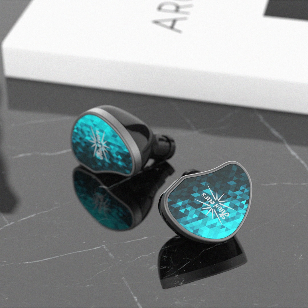 Planar Magnetic Iem Earphones - Linsoul Kiwi Ears スターダスト 1DD+4BA ハイブリッドIEM、人間工学に基づいたフィット感と軽量構造