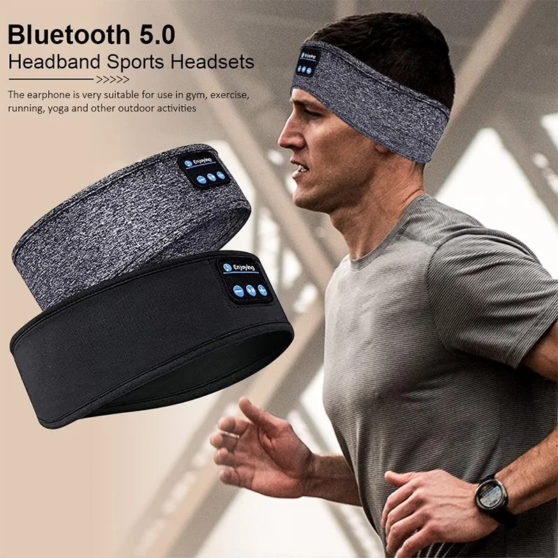 Sleep Mask Headphones Bluetooth - Bluetooth イヤホンスポーツ睡眠ヘッドバンド弾性ワイヤレスヘッドフォン音楽アイマスクワイヤレス Bluetooth ヘッドセットヘッドバンド