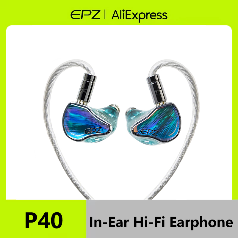 Planar Magnetic Iem Earphones - EPZ P40 インイヤーイヤホン HiFi IEM モニタリング有線イヤホン