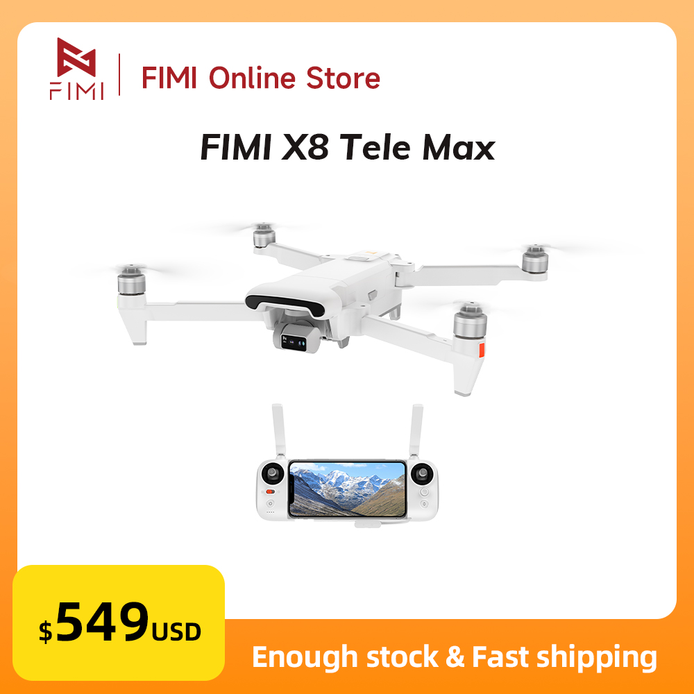 Drones - FIMI X8 Tele Max ドローン 4Kプロフェッショナル