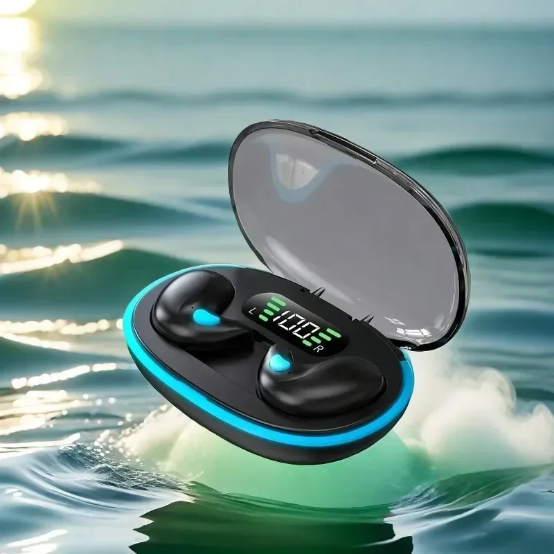 マイク付きインビジブルスリープイヤホン センスフリーのマイク - Open Ear Air Conduction Headphones のレビューと価格