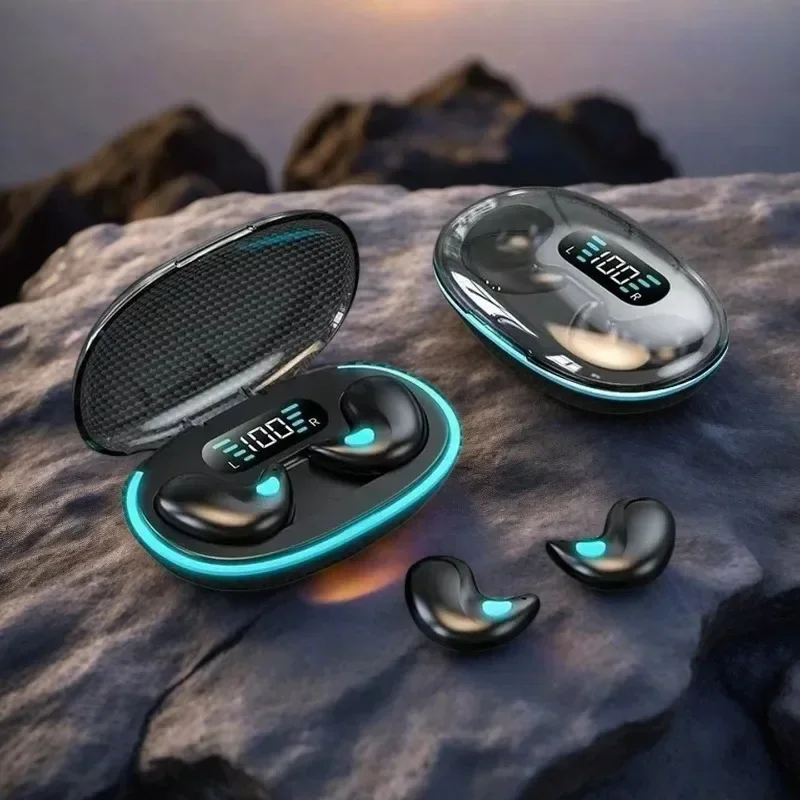 マイク付きインビジブルスリープイヤホン センスフリーのマイク - Open Ear Air Conduction Headphones のレビューと価格