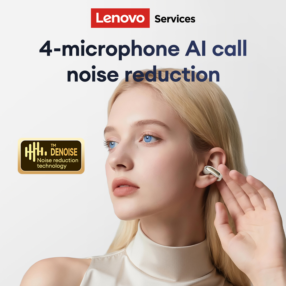 Lenovo LES-108 骨伝導 TWS イヤークリップ - Tws Earbuds Bluetooth 5.3 のレビューと価格