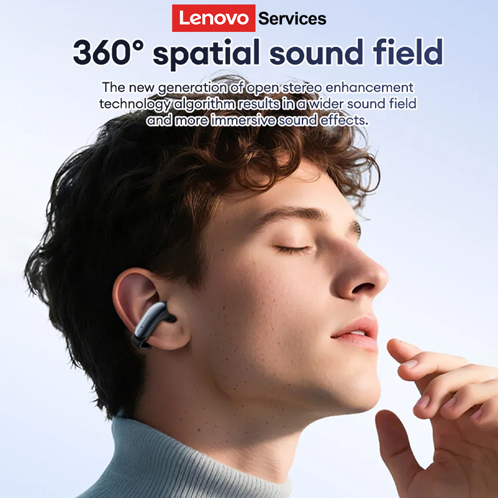Lenovo LES-108 骨伝導 TWS イヤークリップ - Tws Earbuds Bluetooth 5.3 のレビューと価格