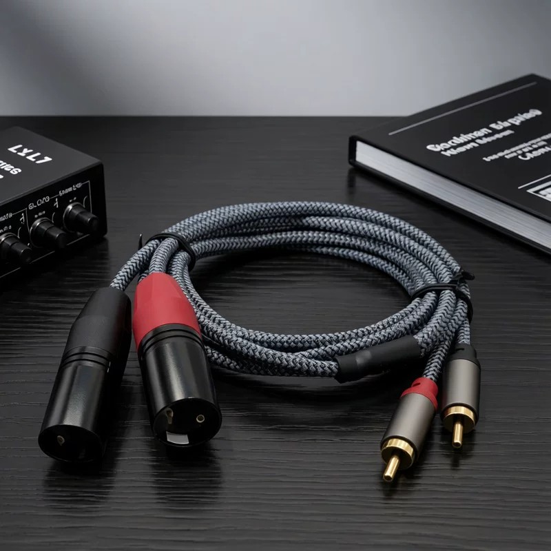 HIFI 2RCA - 2XLR（オス）オーディオケーブル  - Speakers のレビューと価格