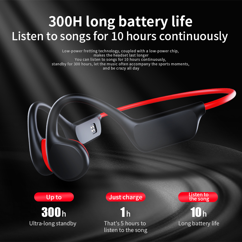 真の骨伝導ヘッドフォン、ipx8防水、32GB mp3、プロ - Bone Conduction Running Headphones のレビューと価格