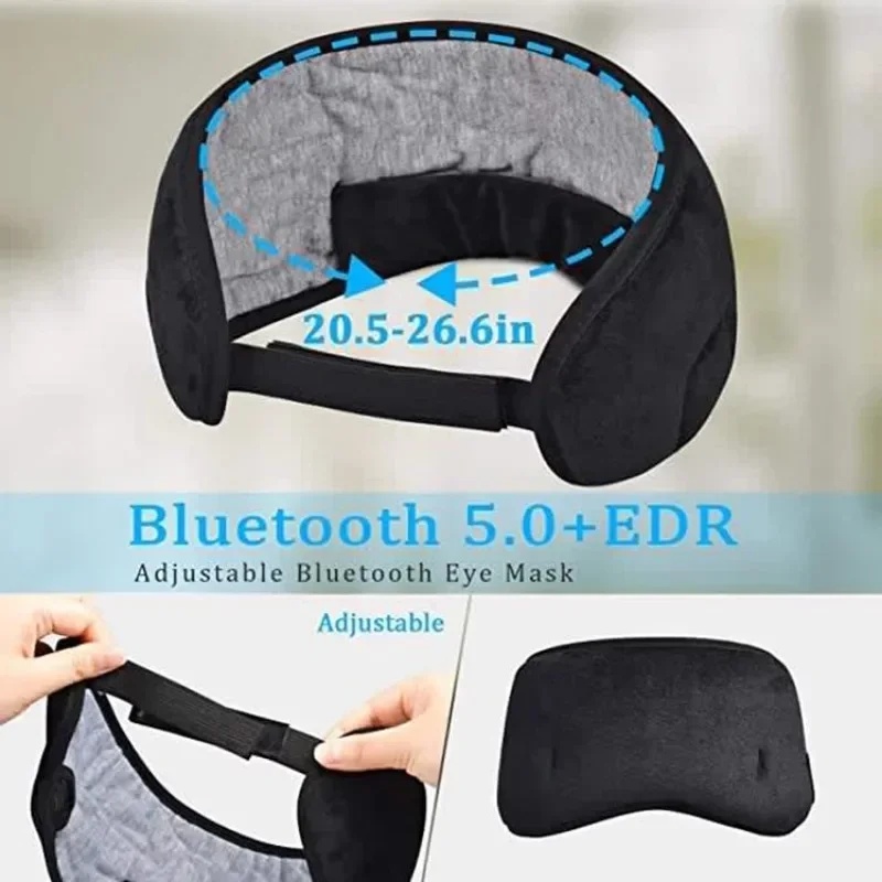 3Dアイマスク Bluetoothヘッドホン 音楽再生 睡眠 - Sleep Mask Headphones Bluetooth のレビューと価格