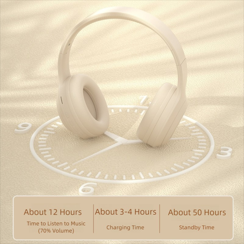 オーバーイヤーHIFIステレオヘッドセット ワイヤレスBlu - Anc Wireless Over Ear Headphones のレビューと価格