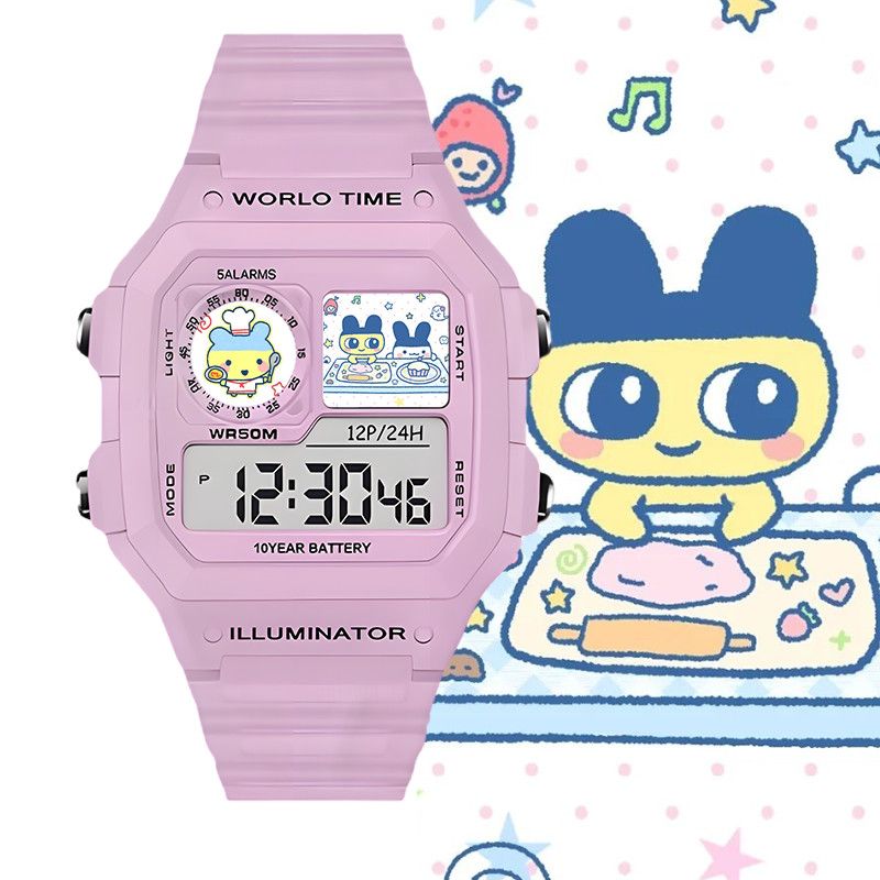 たまごっちスマート電子時計ビッグマウスジマミ学生用電子時計ク - Smartwatches のレビューと価格
