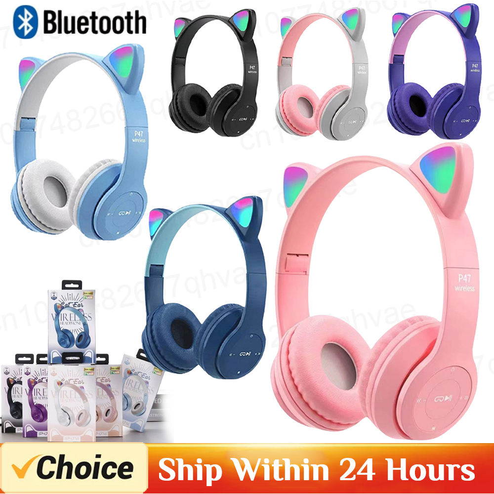 P47M ワイヤレスBluetoothヘッドセット ゲーミン - Gaming Headset With Mic Rgb のレビューと価格