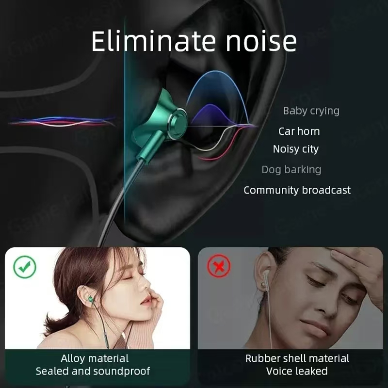 9Dサラウンドベース タイプC&3.5mmヘッドホン 有線コ - Type C Wired Earphones With Mic のレビューと価格