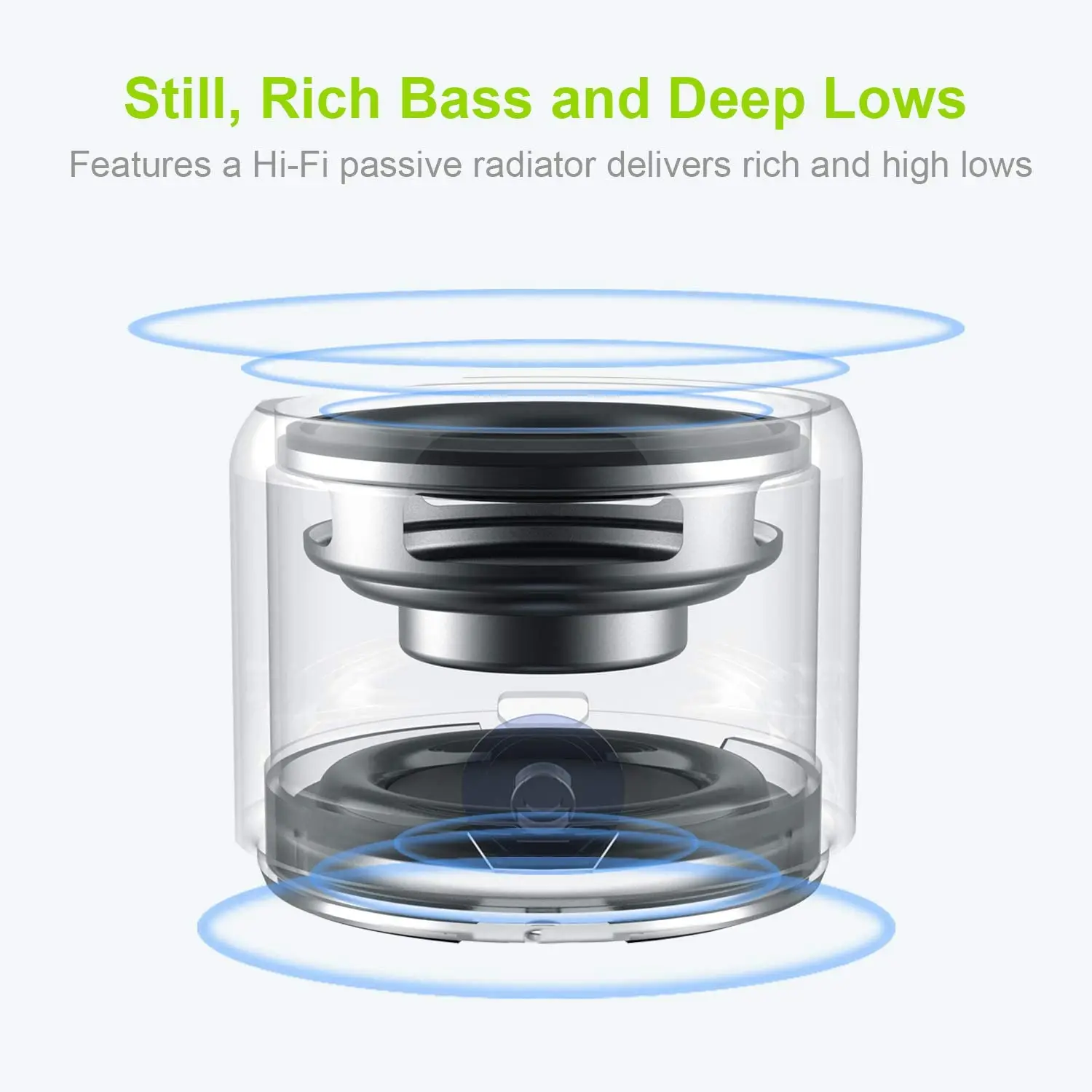 Bluetooth EWA-A106 proミニスピーカー, - Portable Bluetooth Speaker Waterproof Ipx7 のレビューと価格