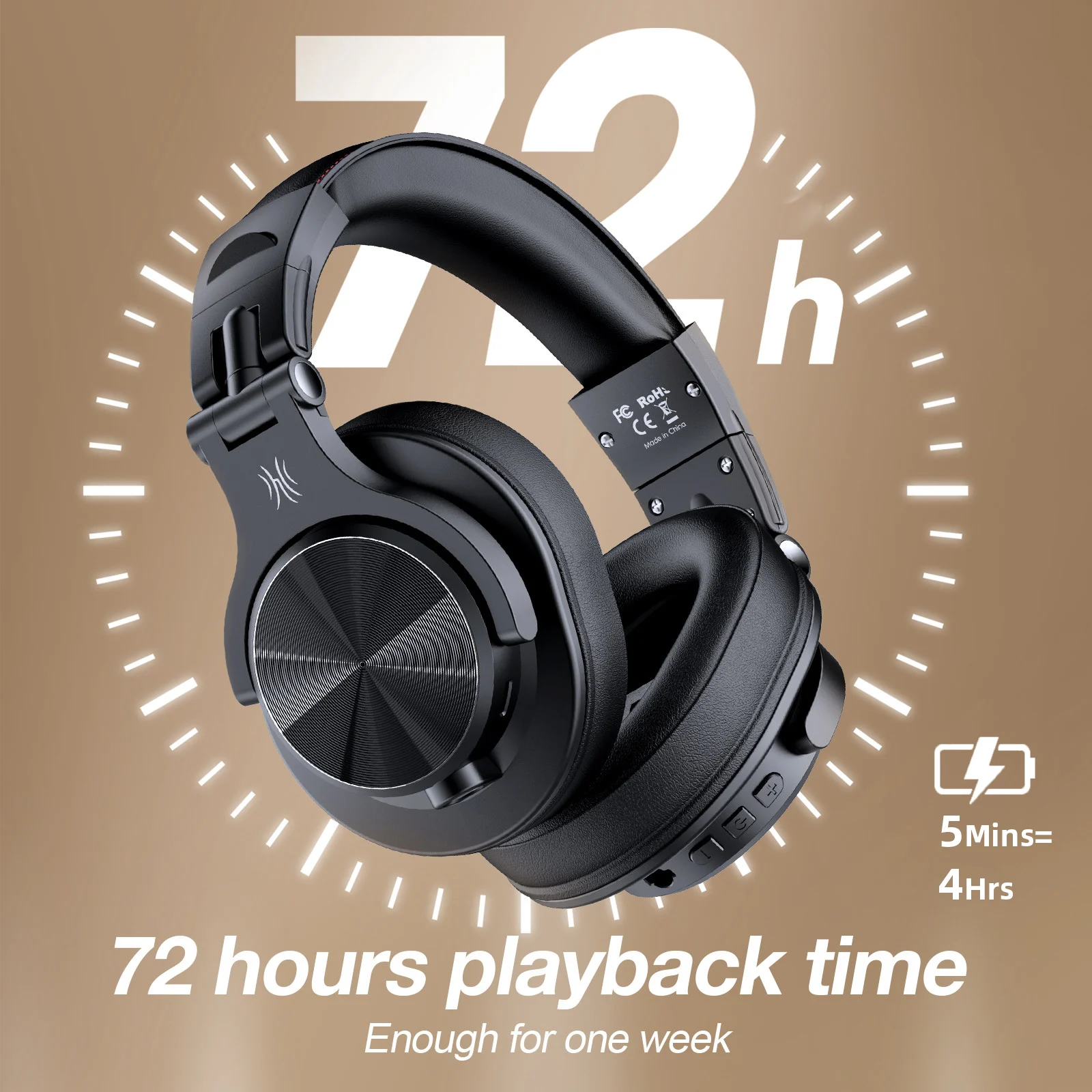 Oneodio Fusion A70 Bluetooth ヘ - Anc Wireless Over Ear Headphones のレビューと価格