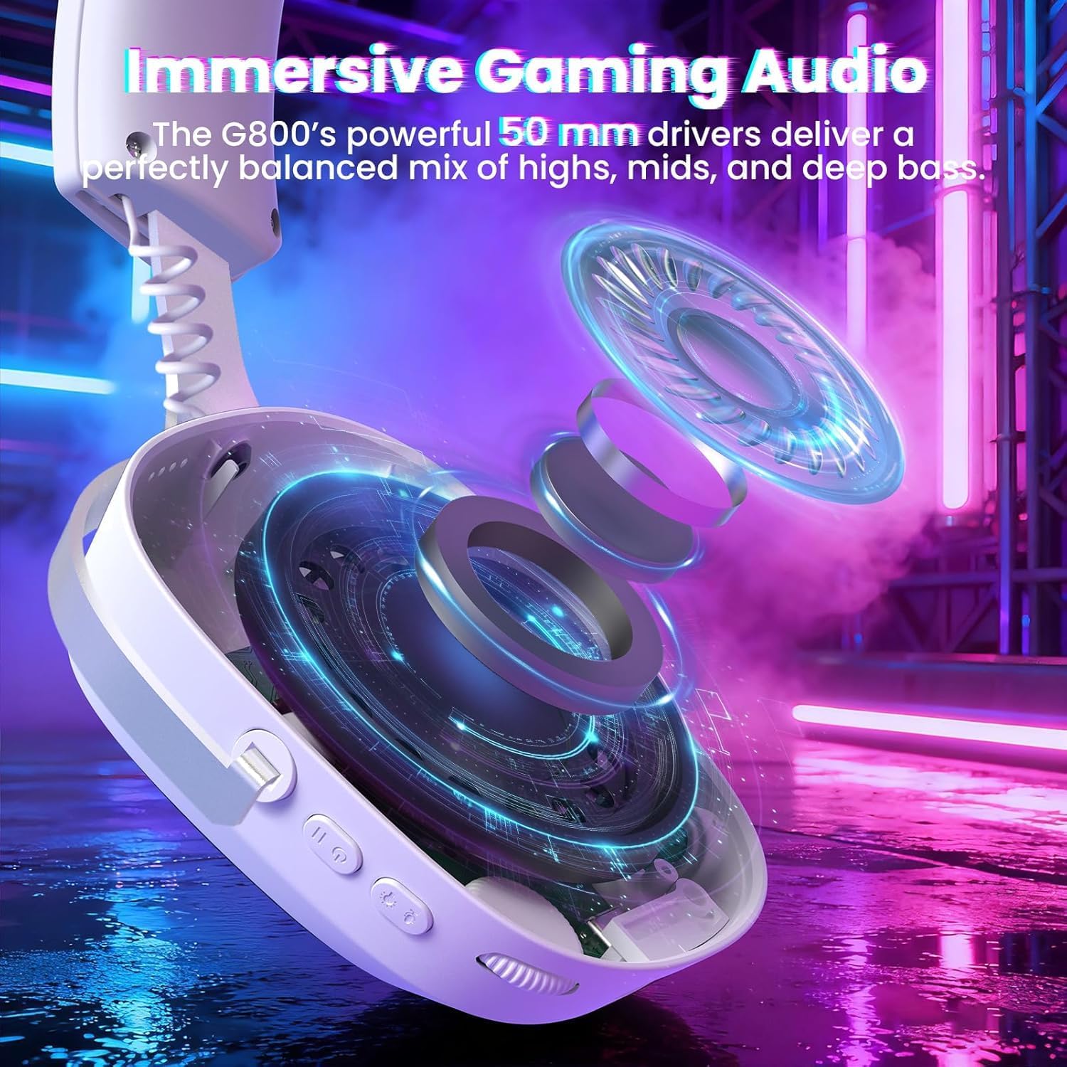 ATTACK SHARK G800 ワイヤレスゲーミングヘッ - Gaming Headset With Mic Rgb のレビューと価格