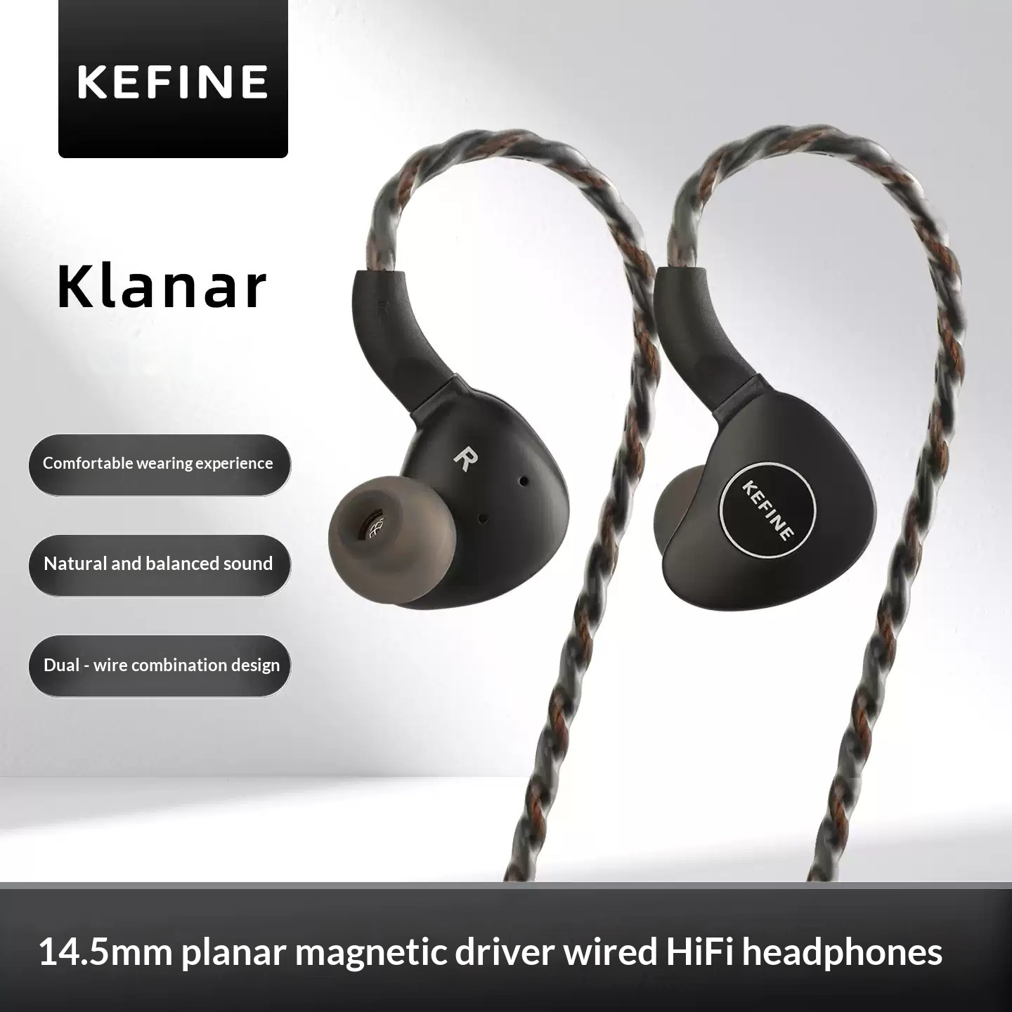 KEFINE Klanar 14.5mm プランアリーマグネ - Planar Magnetic Iem Earphones のレビューと価格