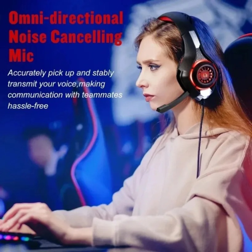 LED ゲーミングヘッドフォン マイク付き RGB オーバー - Gaming Headset With Mic Rgb のレビューと価格