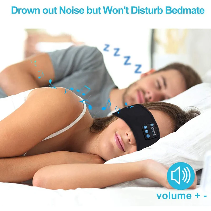 Bluetooth イヤホンスポーツ睡眠ヘッドバンド弾性ワイ - Sleep Mask Headphones Bluetooth のレビューと価格