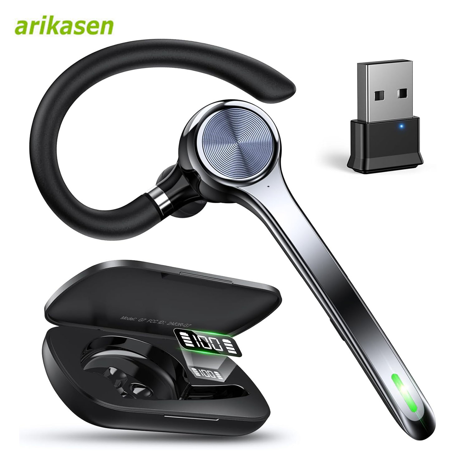 ワイヤレス ヘッドセット 片耳 Bluetooth ヘッドセ - Open Ear Air Conduction Headphones のレビューと価格