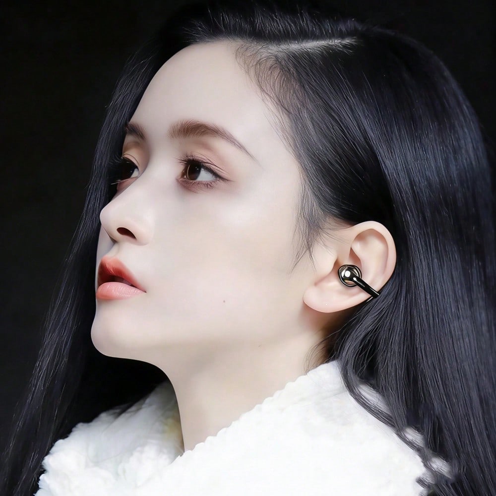 イヤークリップイヤホン オープンイヤー スポーツ ワイヤレス - Open Ear Air Conduction Headphones のレビューと価格