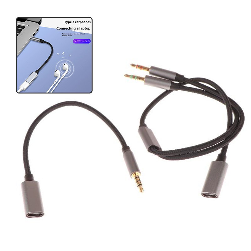 USB Cポートケーブル変換イヤホンマイク付き1個の電話タブ - Type C Wired Earphones With Mic のレビューと価格