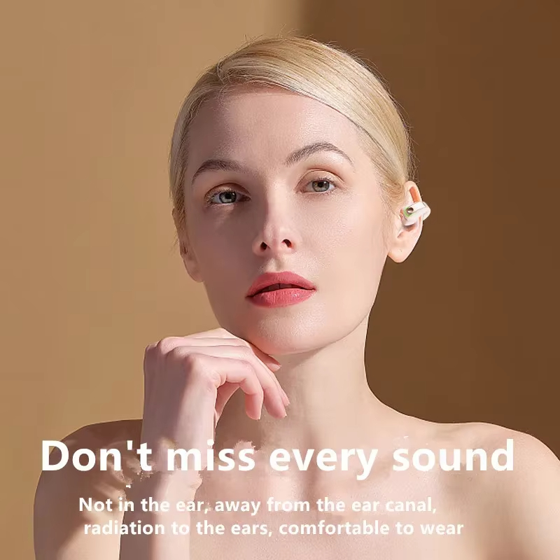 Tws Bluetooth対応5.3ワイヤレスヘッドフォン骨 - Open Ear Air Conduction Headphones のレビューと価格