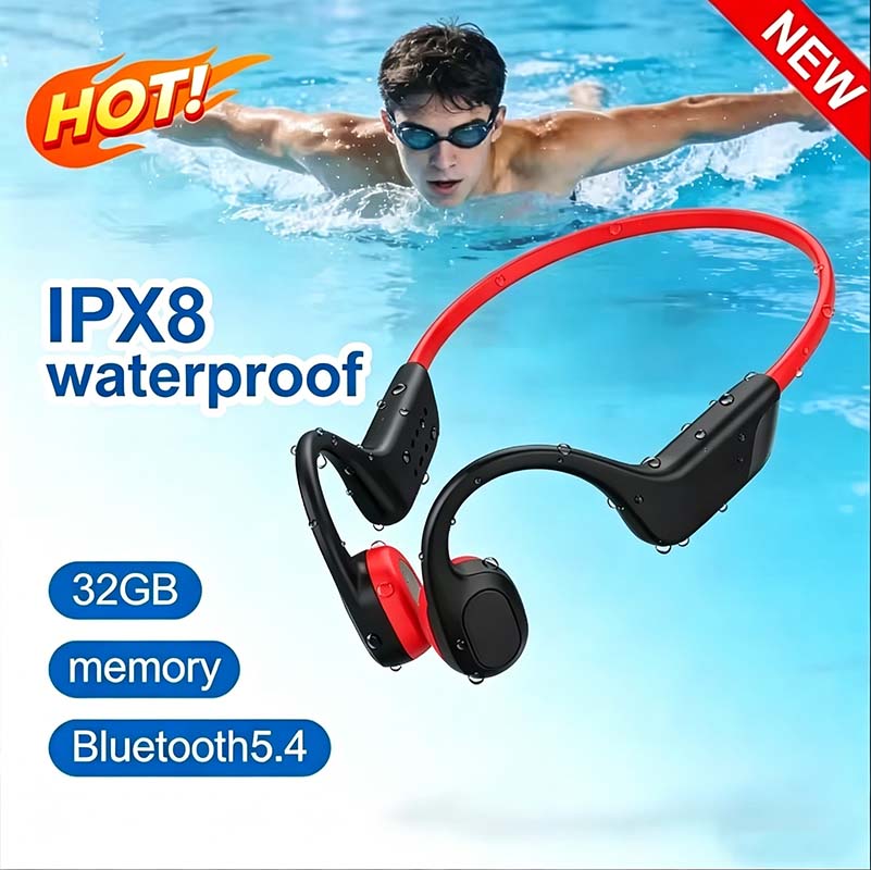 2026年新型骨伝導Bluetoothイヤホン、非インイヤー - Bone Conduction Running Headphones のレビューと価格
