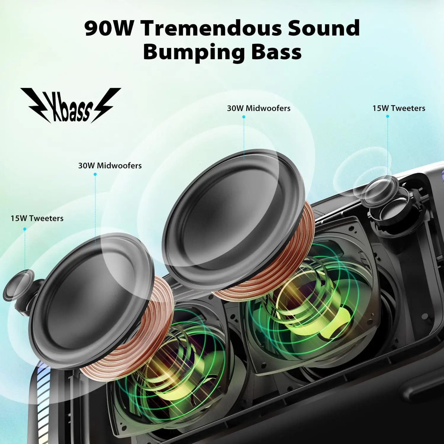 ポータブルBluetoothワイヤレススピーカー,屋外用防水 - Portable Bluetooth Speaker Waterproof Ipx7 のレビューと価格