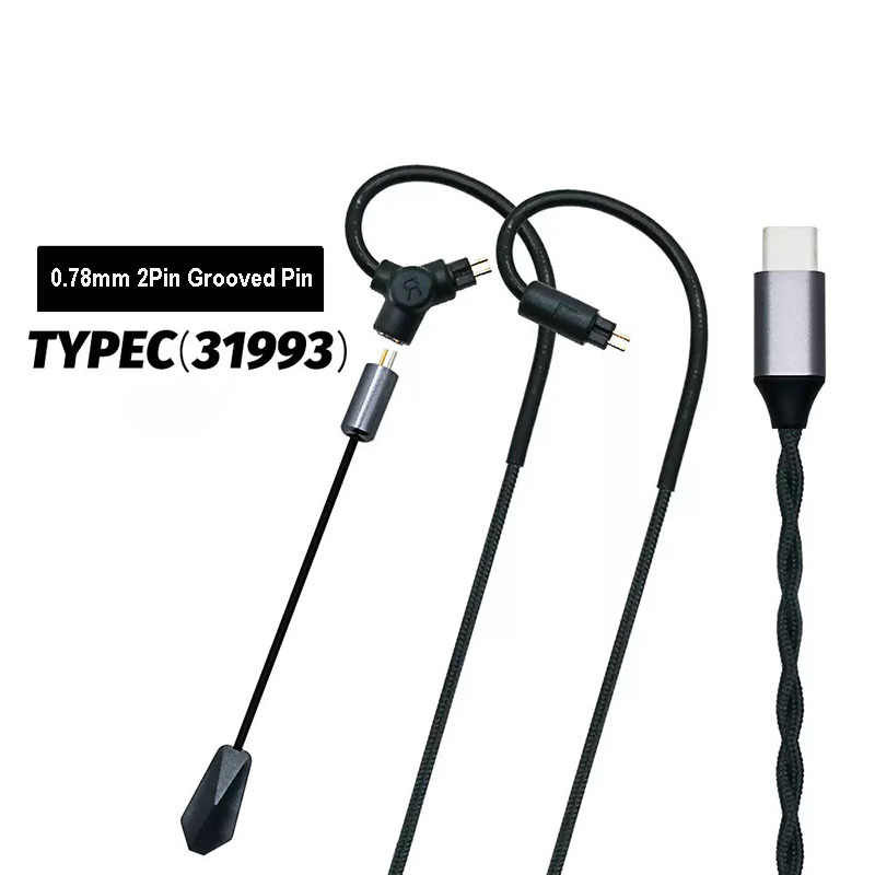 0.78 QDC MMCXゲーミングイヤホンケーブル 3.5 - Type C Wired Earphones With Mic のレビューと価格